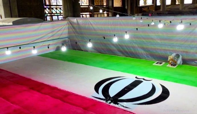 پخت بزرگترین کیک پرچمی جهان در جمکران + عکس