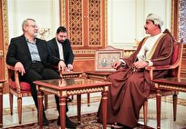 دیدار لاریجانی با وزیر دفتر سلطنتی عمان