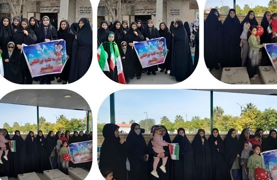 نقش آفرینی طلاب خواهر فارس در راهپیمایی سالروز پیروزی انقلاب اسلامی+ تصاویر