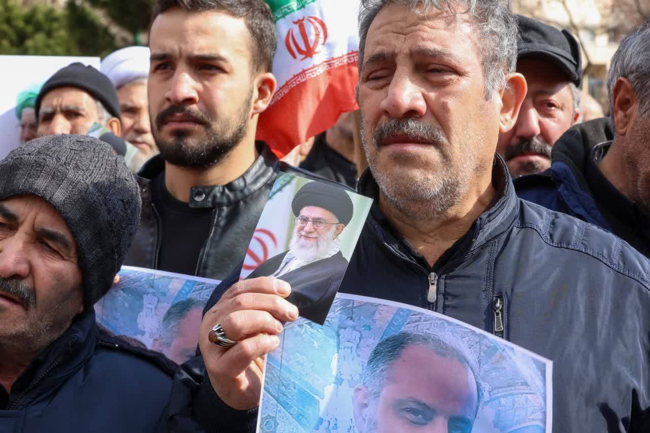 تشییع باشکوه پیکر ۱۲ شهید اقتدار آذربایجان شرقی با حضور گسترده مردم و مسئولان+ تصاویر