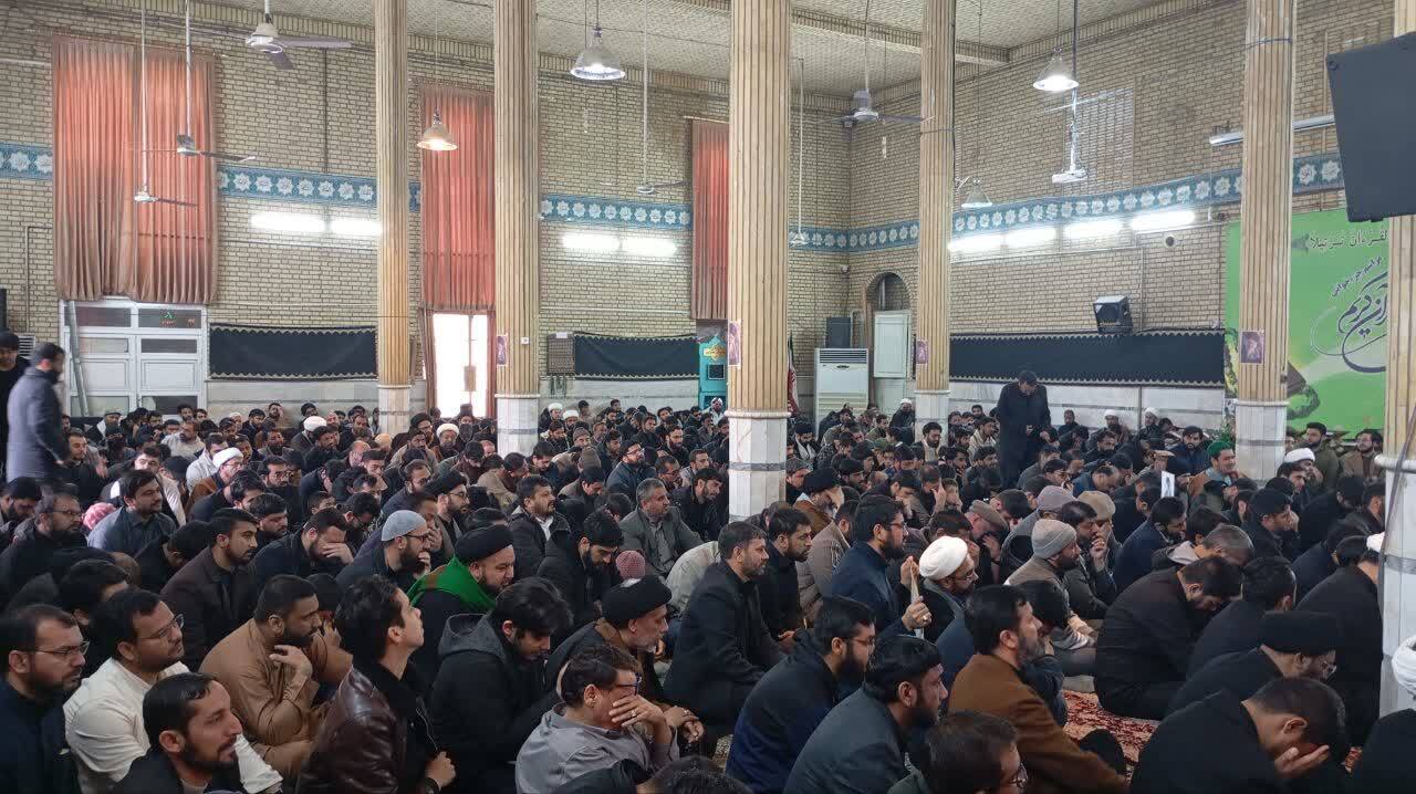 خروش طلاب اردو زبان جامعه المصطفی به خونخواهی امام شهید
