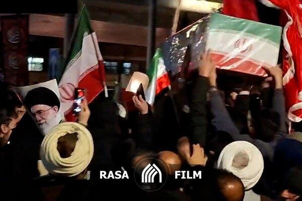 تشییع شهید دانش آموز در قم