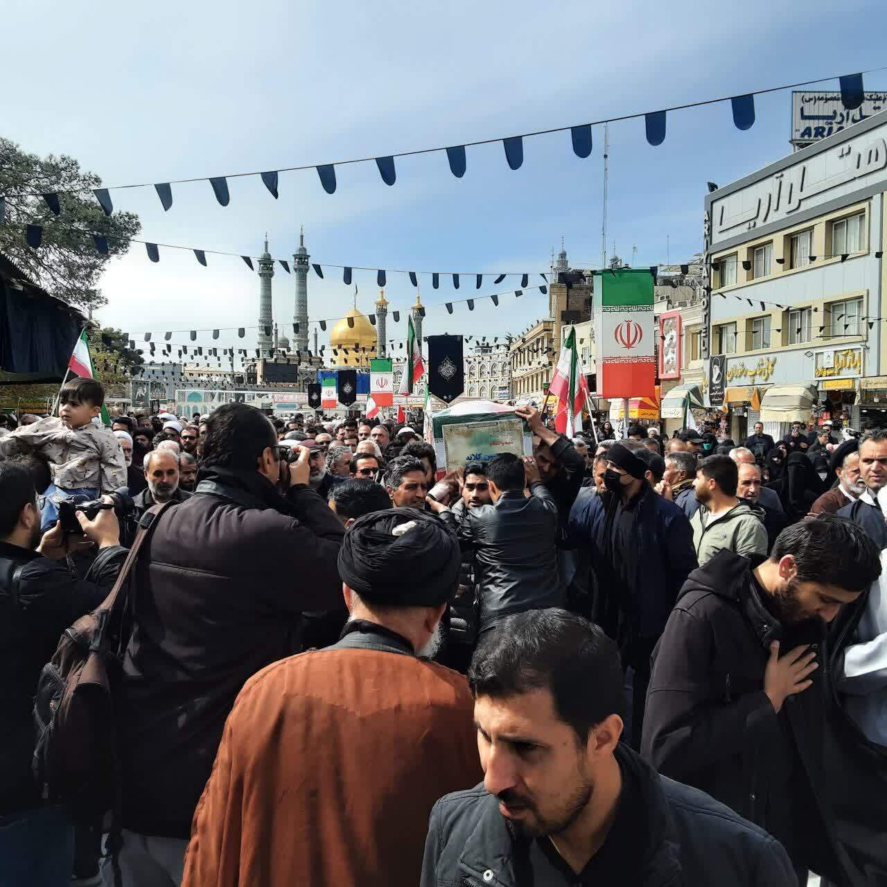 برگزاری مراسم تشییع و خاکسپاری پیکر شهید حجت الاسلام والمسلمین مهدوی در قم