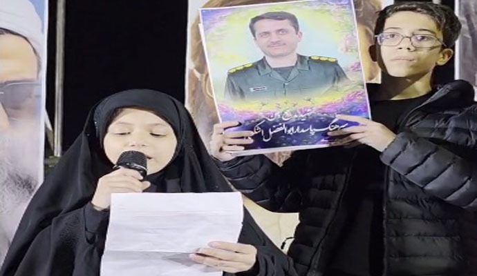 مراسم وداع با شهدای اقتدار کاشان برگزار شد + عکس