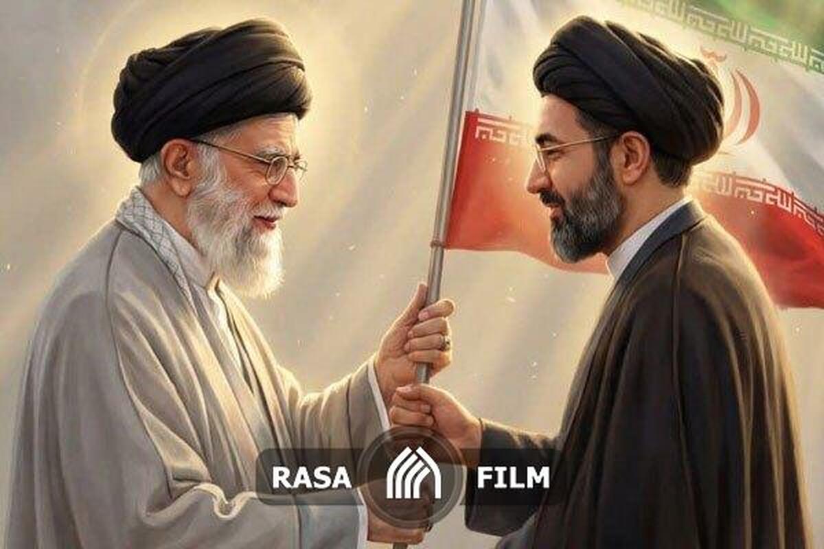 لحظه اعلام انتخاب آیت‌الله سید مجتبی خامنه‌ای به رهبری ایران اسلامی در حرم حضرت معصومه