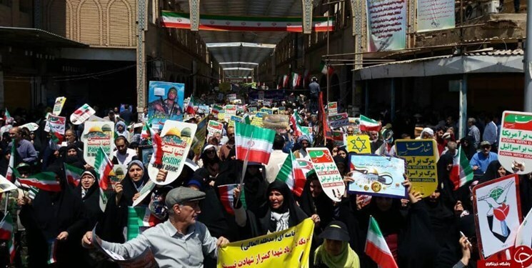 حماسه ملت ایران در روز قدس با لبیک به ندای رهبری آغاز شد حماسه ملت ایران در روز قدس با لبیک به ندای رهبری آغاز شد