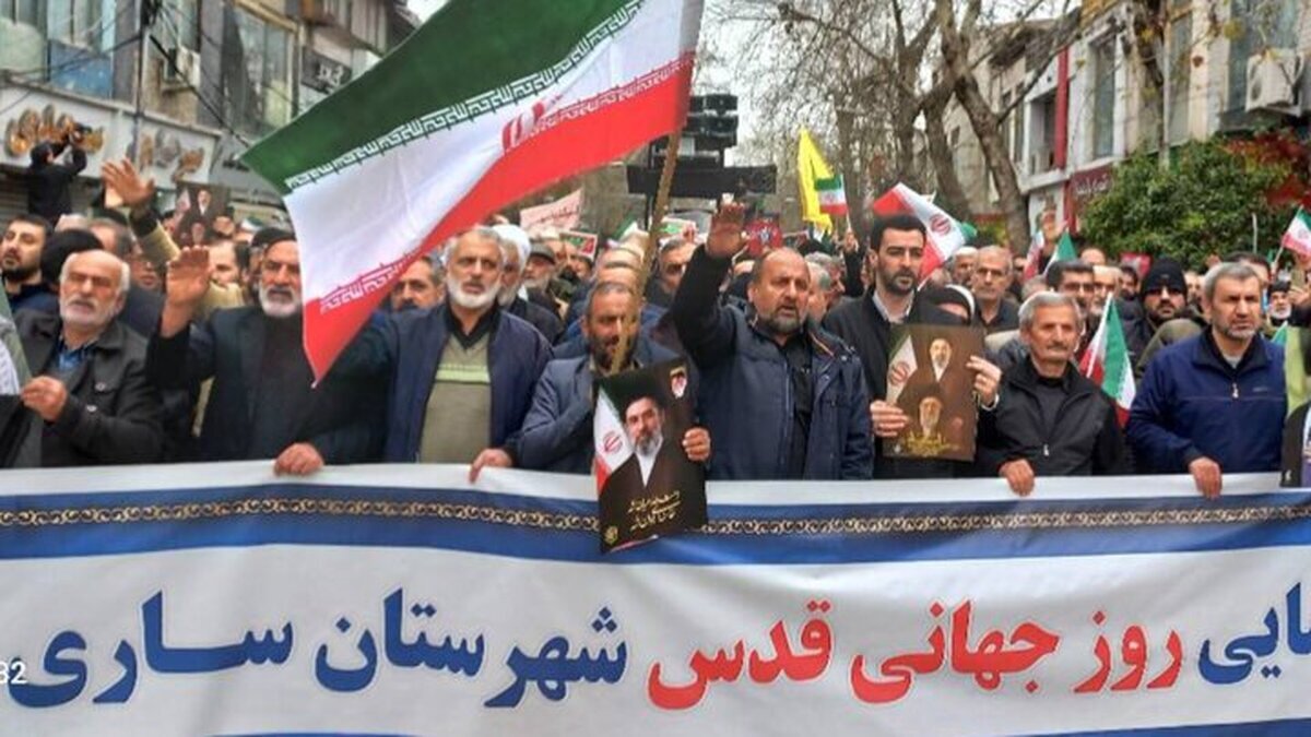 خروش سراسری ملت در روز جهانی قدس ۱۴۰۴؛ پیمان وفاداری با رهبر جدید انقلاب در میانه خاکستر تجاوز و شهادت خروش سراسری ملت در روز جهانی قدس ۱۴۰۴؛ پیمان وفاداری با رهبر جدید انقلاب در میانه خاکستر تجاوز و شهادت