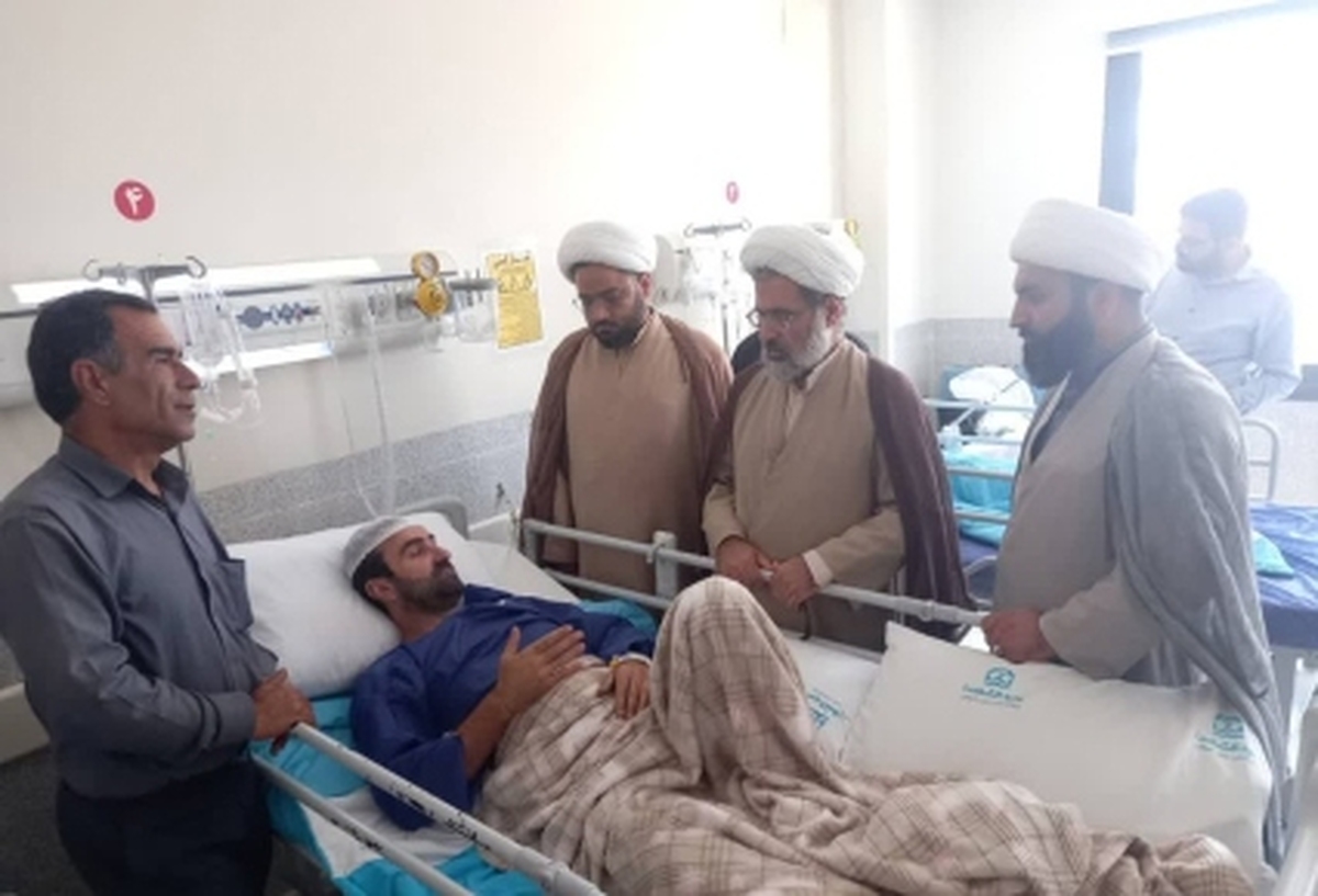 عیادت از مصدومان حادثه بندر شهید رجائی شهر بندرعباس