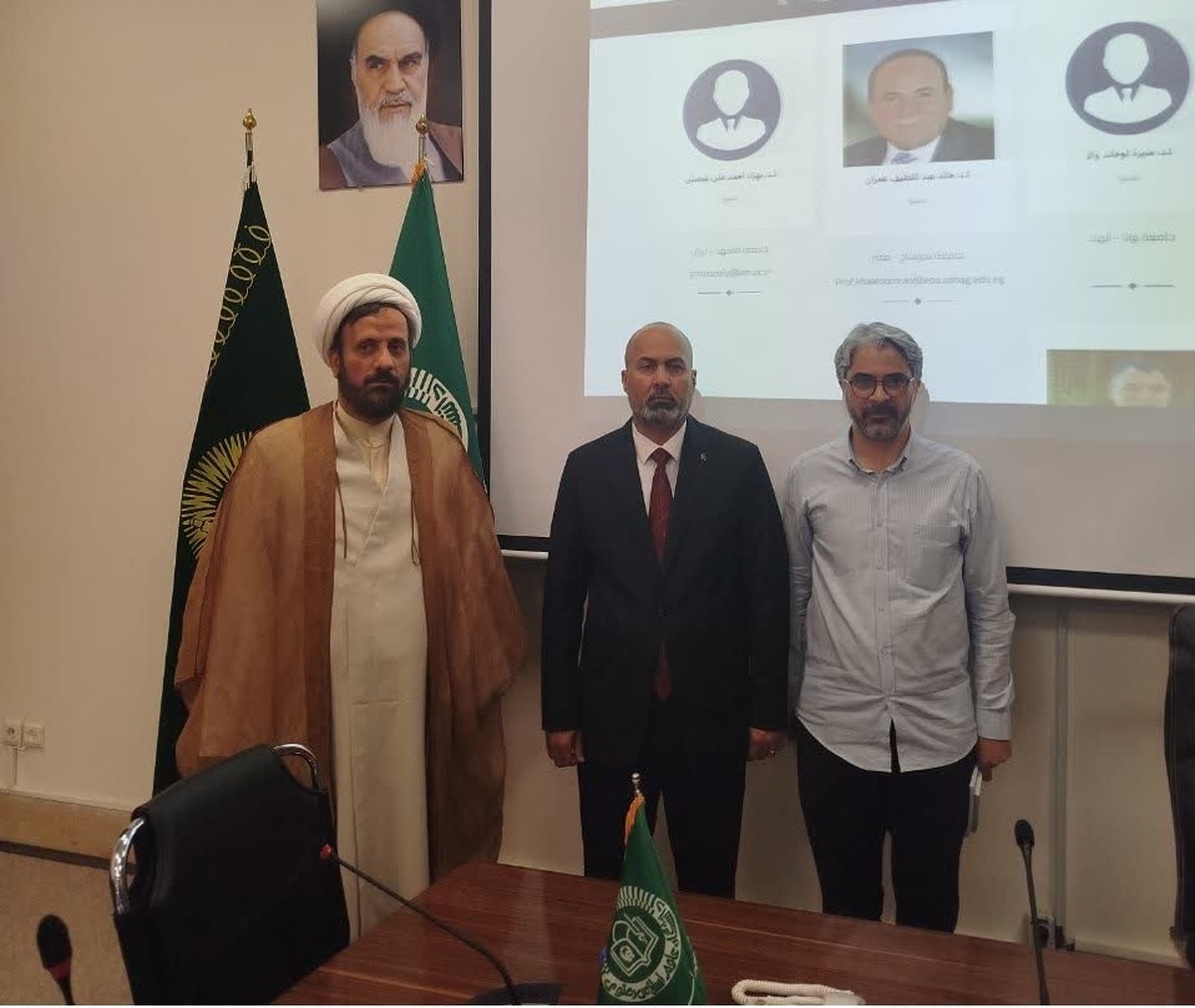دیدار رئیس دانشکده تربیتِ علوم انسانی کربلا با مسؤلان دانشگاه رضوی