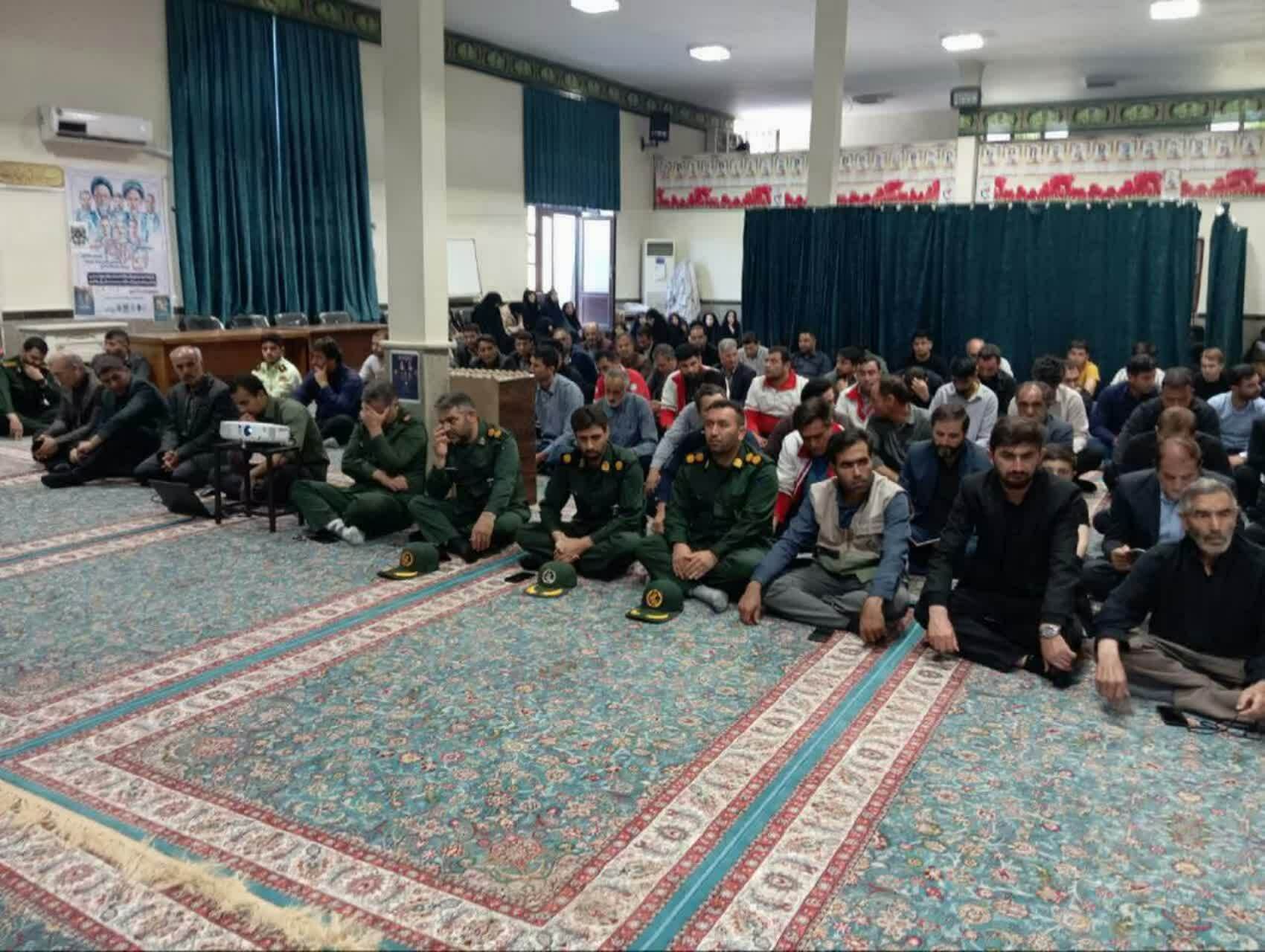 مردم خداآفرین در اولین سالگرد شهدای خدمت، با آرمان‌های شهیدان تجدید بیعت کردند