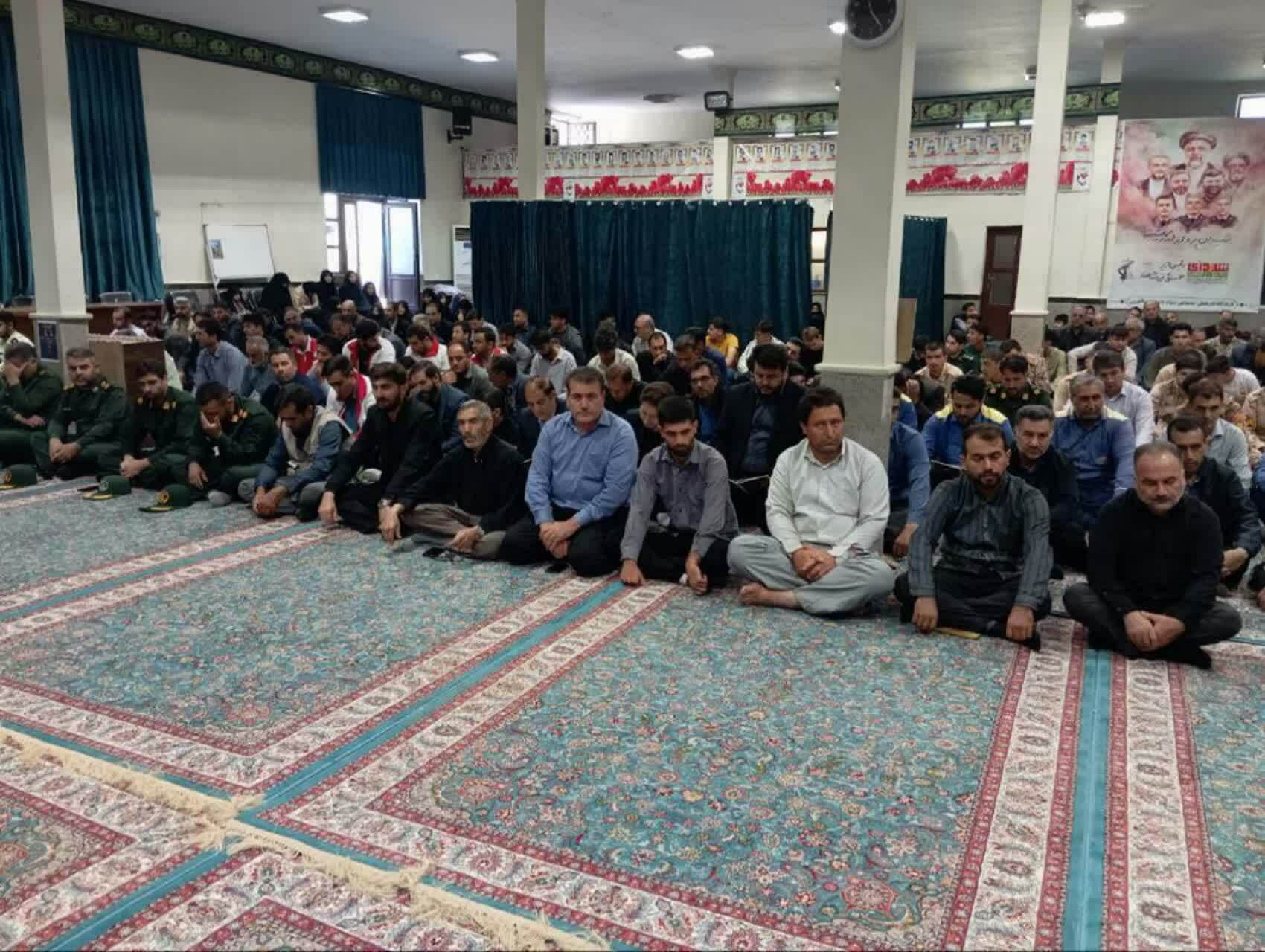 مردم خداآفرین در اولین سالگرد شهدای خدمت، با آرمان‌های شهیدان تجدید بیعت کردند