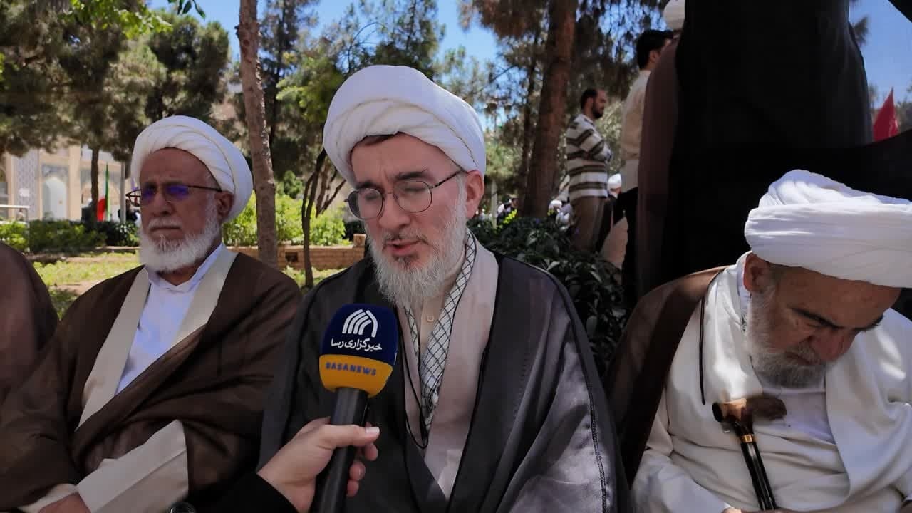 حوزه علمیه در خط مقدم مقابله با صهیونیسم/ طنین «مرگ بر اسرائیل» در فیضیه