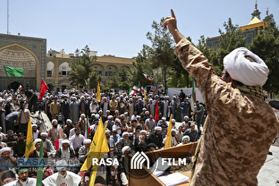 گزارش میدانی | تشییع باشکوه پیکر ۸ شهید سرافزار مدافع آسمان