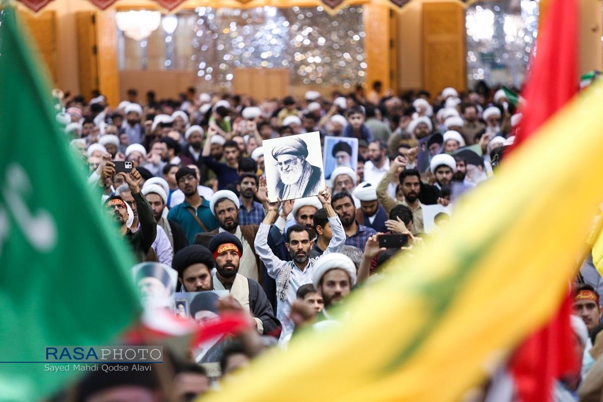 اجتماع بزرگ «فدائیان ولایت، مدافعان حرم» در قم