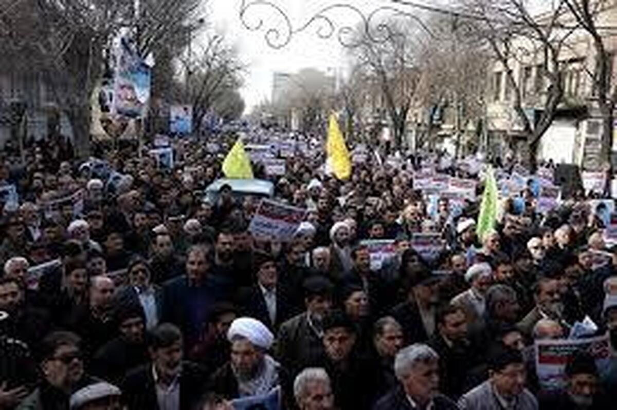 خروش «ملت شهادت» به رنگ «خشم و نصر»!
