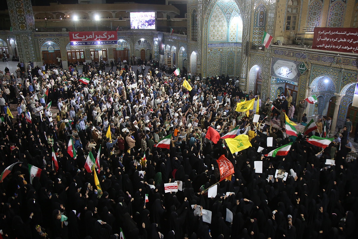 فریاد انتقام از تجاوزات آمریکا در اجتماع مردمی قم طنین انداز شد/م