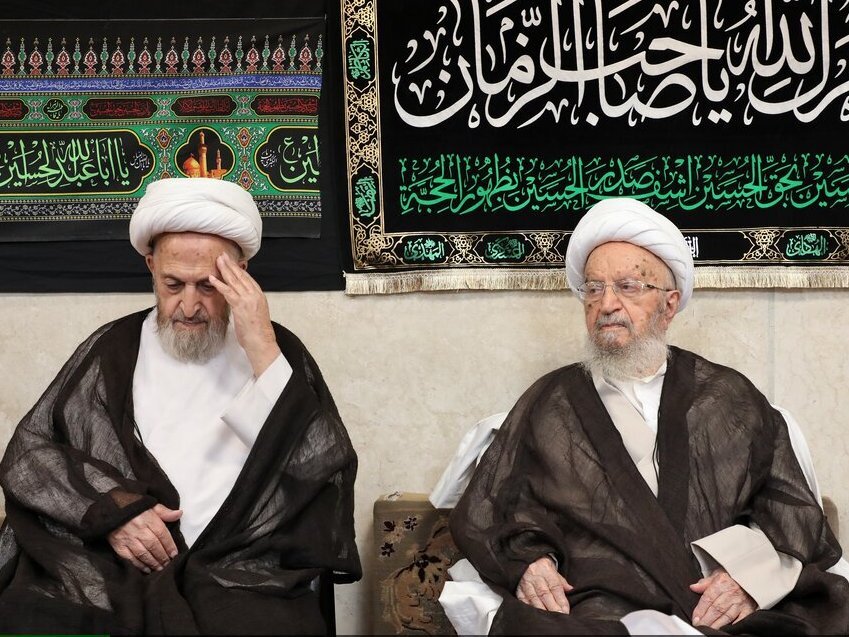 مراسم عزاداری ظهر عاشورا در بیوت مراجع تقلید برگزار شد