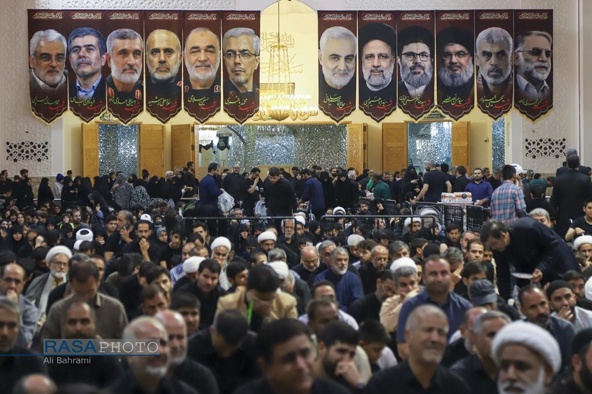 مراسم گرامیداشت شهدای حمله تروریستی رژیم صهیونیستی و بزرگداشت شهدای هفتم تیر