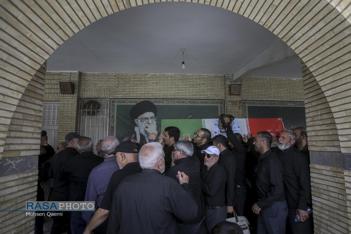 تشییع پیکر پاک سرلشکر شهید حاج محمدحسن محققی در تهران