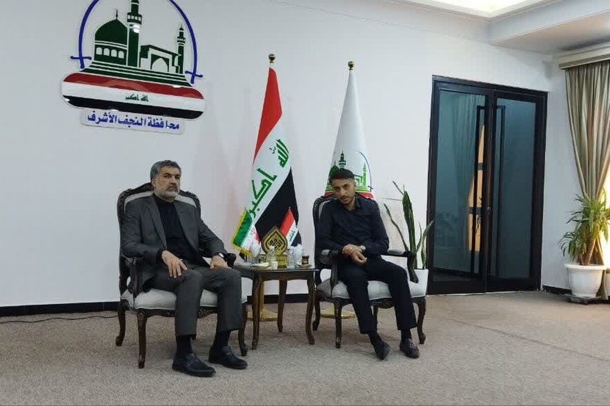 بررسی تسهیل تردد زوار اربعین در ملاقات سرکنسول ایران با استاندار نجف