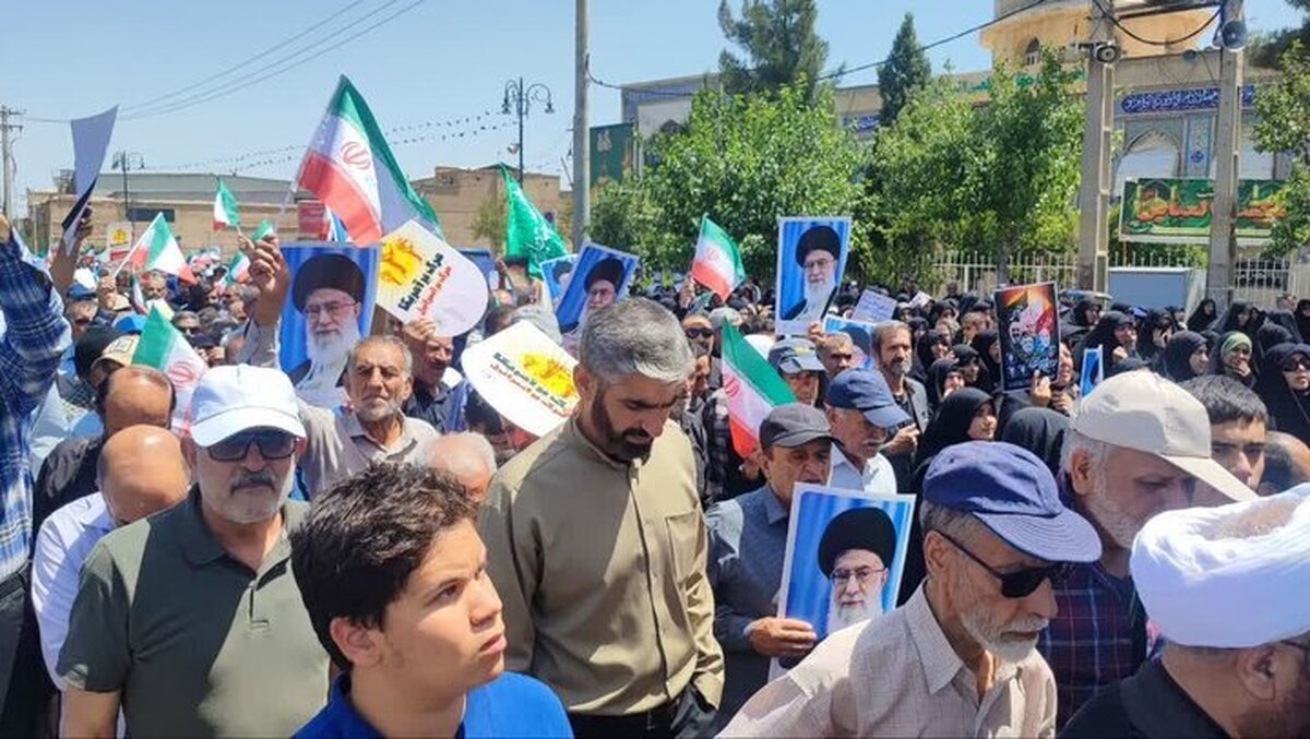 راهپیمایی «جمعه خشم و نصر» در شیراز برگزار شد