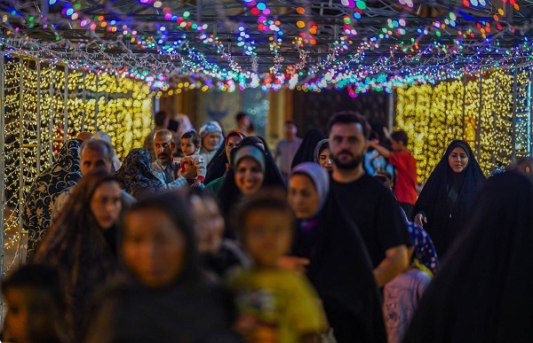 حرم مطهر شاهچراغ میزبان جشن میلاد پیامبر مهربانی ها و امام صادق+تصاویر