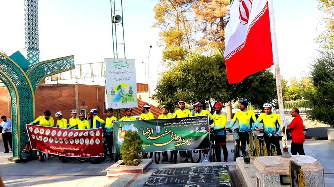 بیست و پنجمین سفر سفیران علی ابن باقر در راه زیارت شمش الشموس غریب به ارض طوس + گزارش تصویری