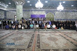 آیین غبارروبی حرم مطهر بانوی کرامت (س) با حضور اصحاب رسانه