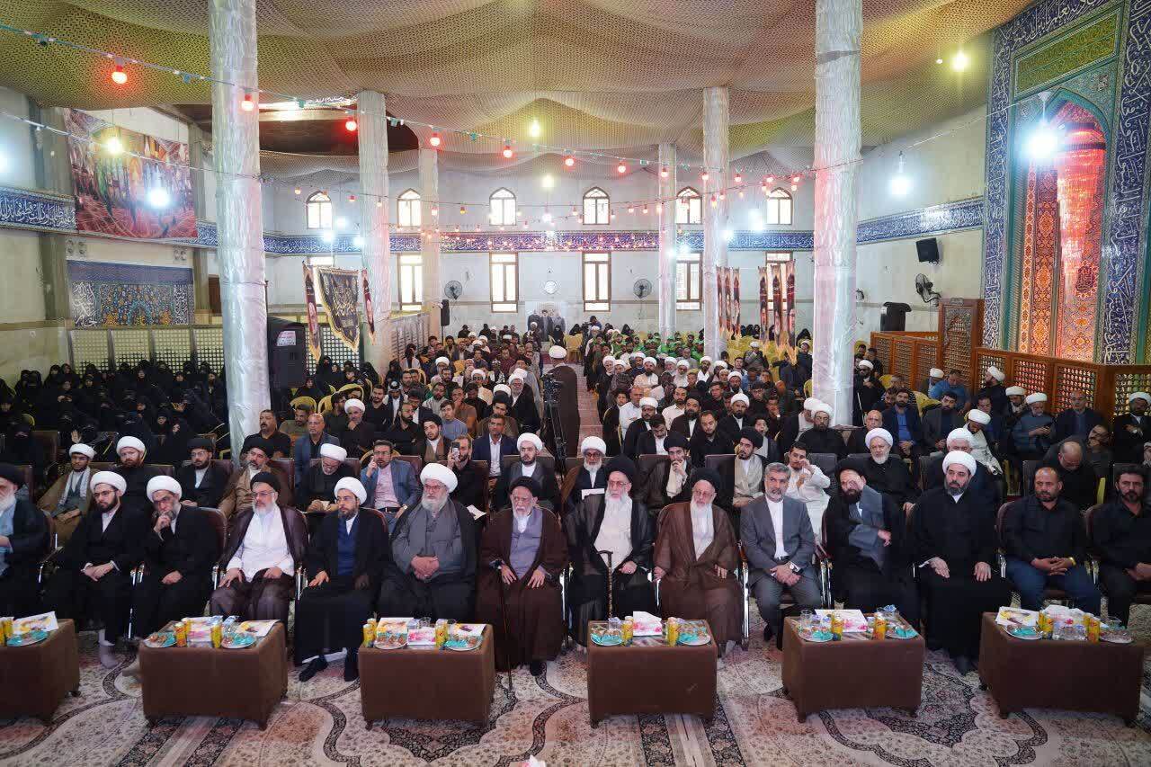 برگزاری مراسم سالگرد شهادت سید حسن نصرالله در نجف + تصاویر