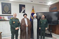 دیدار رئیس مجمع نمایندگان طلاب با فرمانده سپاه قم
