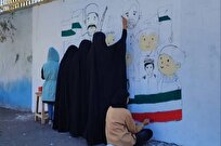 یاد شهدای دانش‌آموز در قاب نقاشی نوجوانان هنرمند تبریز