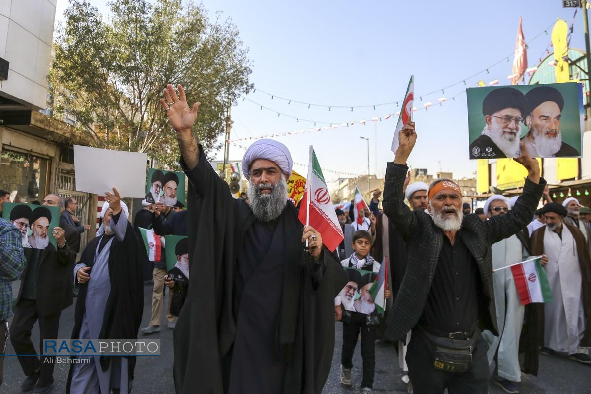 امت حزب‌الله قم در روز 13 آبان حماسه آفرید