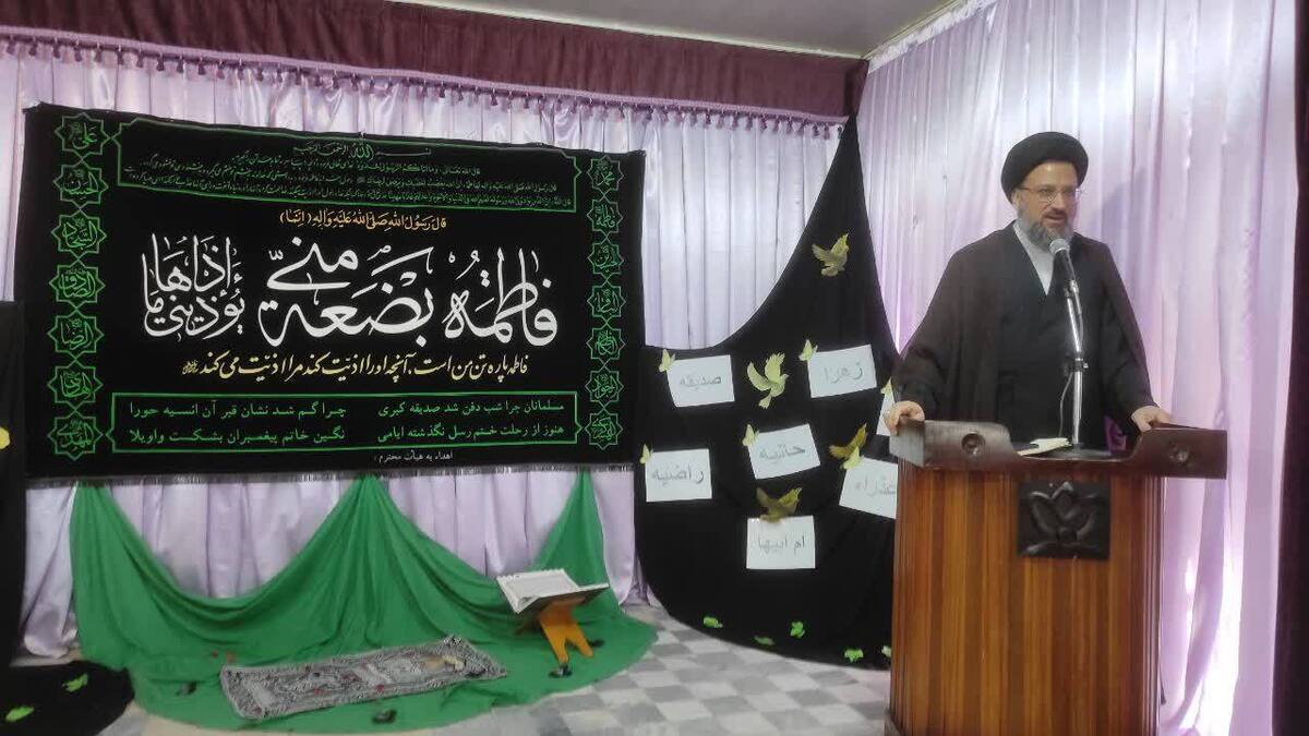 برگزاری مراسم سالگرد شهادت حضرت فاطمه زهرا در کانون شهید مدرس سراب+ تصاویر