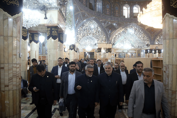 تشرف شهرداران سراسر کشور به زیارت حرم بانوی کرامت