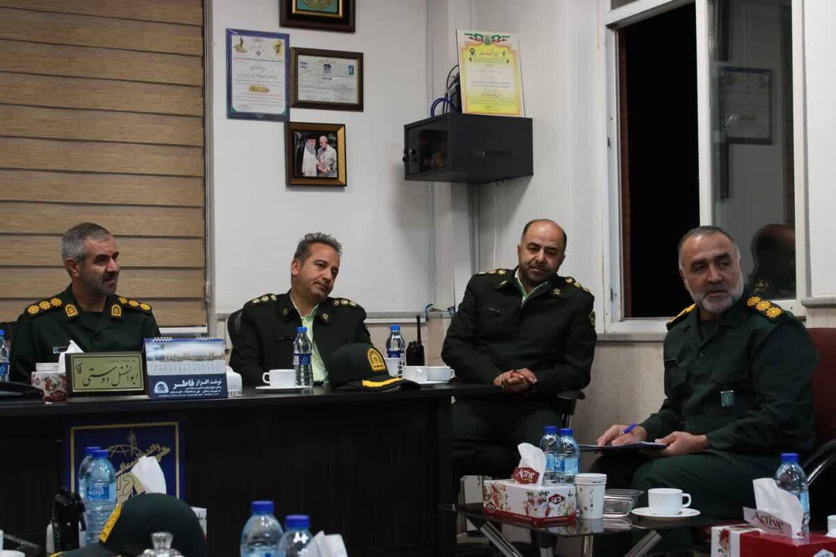 برگزاری جلسه تعامل و همکاری شورای امنیت حوزه‌های شمالغرب تبریز