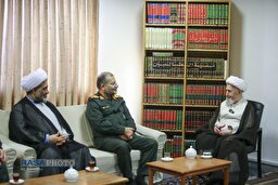 دیدار رئیس سازمان بسیج مستضعفین با مراجع تقلید و علما