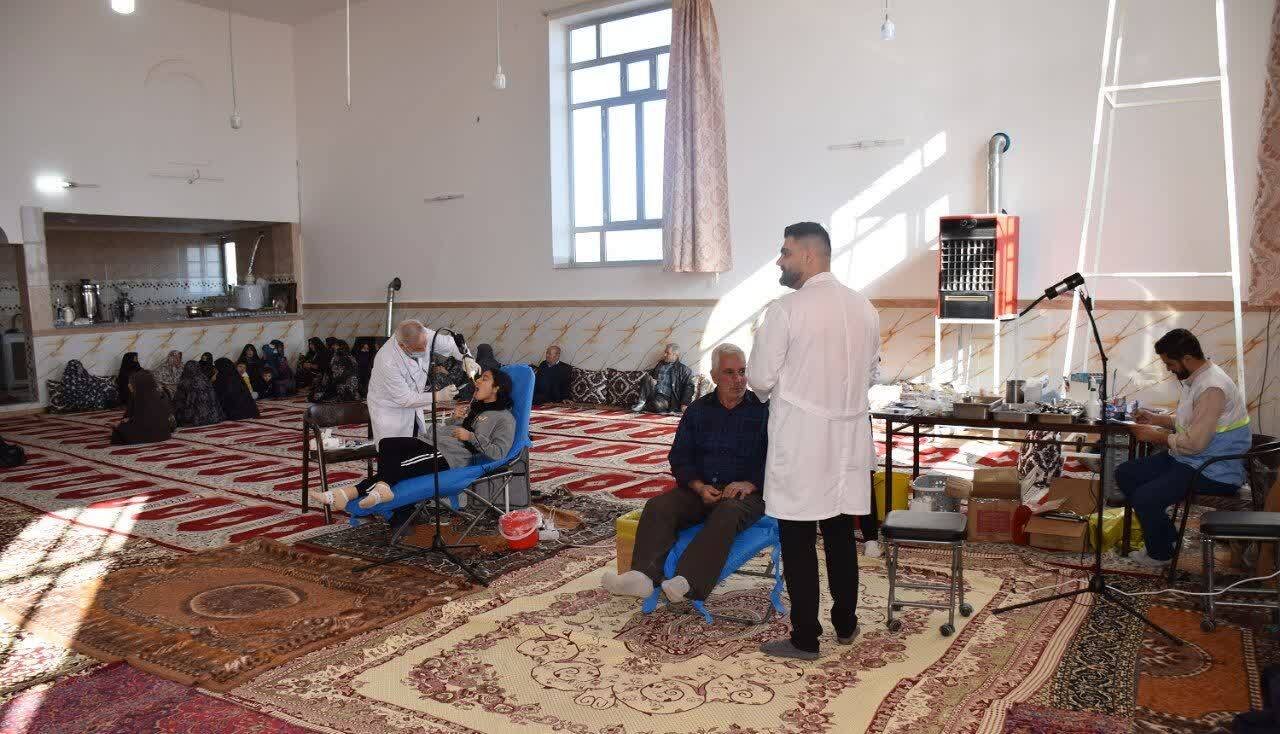 برگزاری اردوی جهادی پزشکی سپاه مرند به مناسبت هفته بسیج