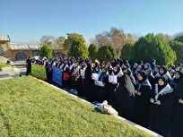 عطر ایثار در گلزار شهدای مراغه پیچید