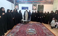 دیدار طلاب مدرسه علمیه نورالثقلین میانشهر با آیت الله بهشتی