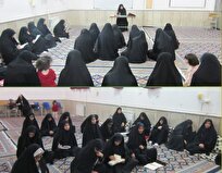 نشست تدبر در قرآن کریم در مدرسه علمیه تخصصی الزهرا گراش برگزار شد