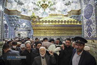 مراسم تشییع و خاکسپاری ابوالشهید حاج عبدالله طائب