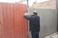 پلمب سازه غیرمجاز مجاور زیارتگاه درب زنجیر