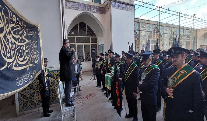 برگزاری مراسم چاوش عزای علی ابن باقر + گزارش تصویری