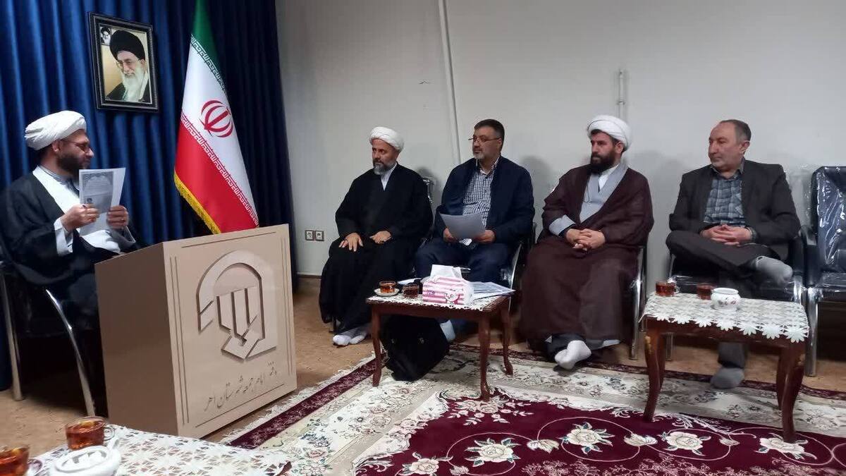 هجدهمین جلسه قرارگاه پشتیبانی از مساجد شهرستان اهر برگزار شد