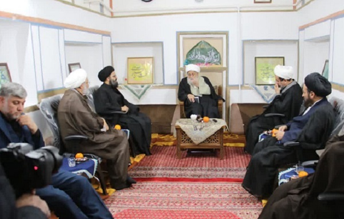 دیدار اعضای شورای معاونین حوزه علمیه اصفهان با آیت الله کریمی جهرمی
