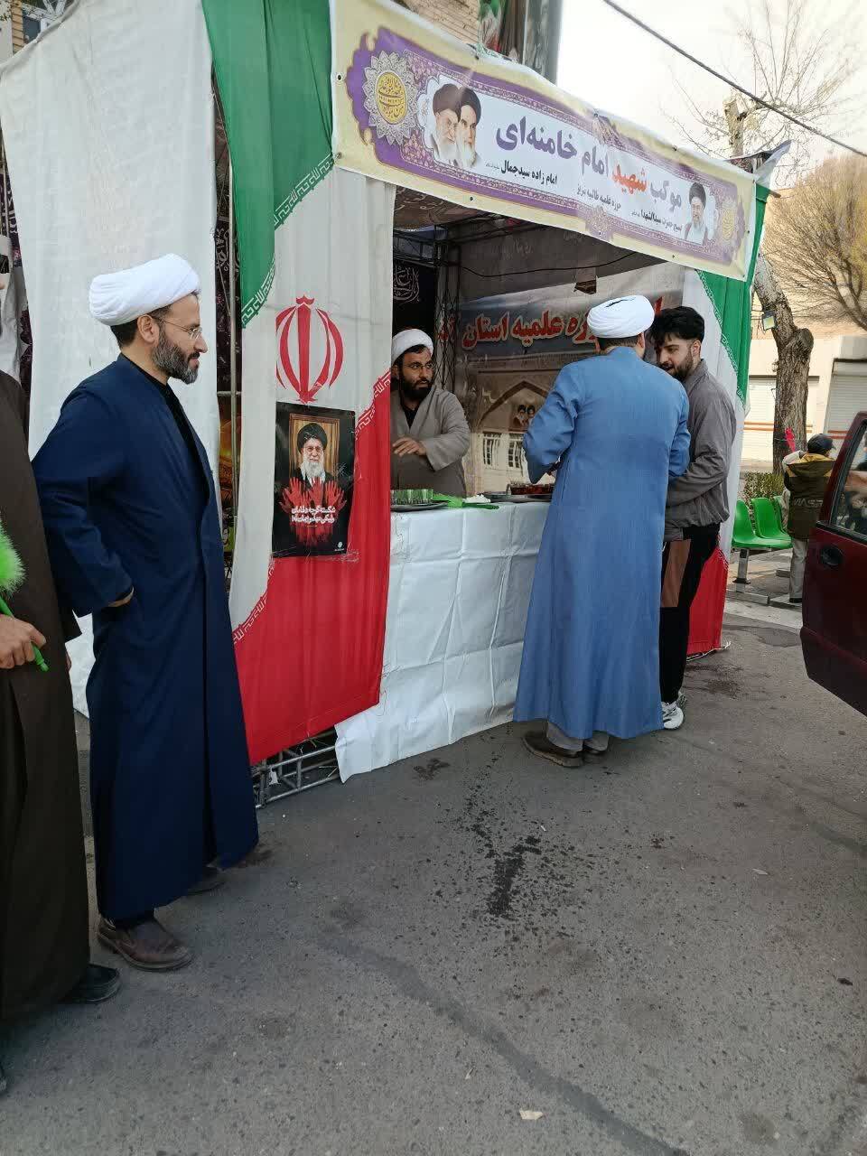 آماده‌سازی موکب حوزه علمیه طالبیه تبریز به همت بسیجیان اساتید و طلاب+ تصاویر