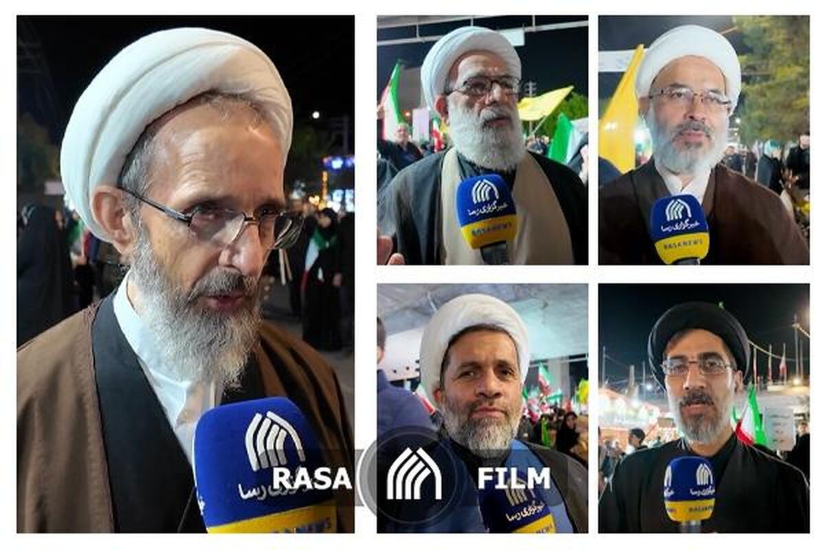 گزارش میدانی | طلایه داری روحانیت در میدان دفاع از نظام