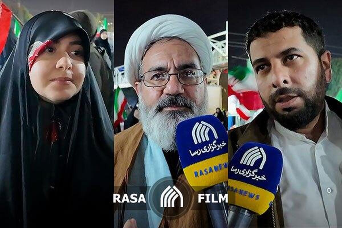 گزارش میدانی | ملت آگاه و مبارز ایران در کنار ولی فقیه