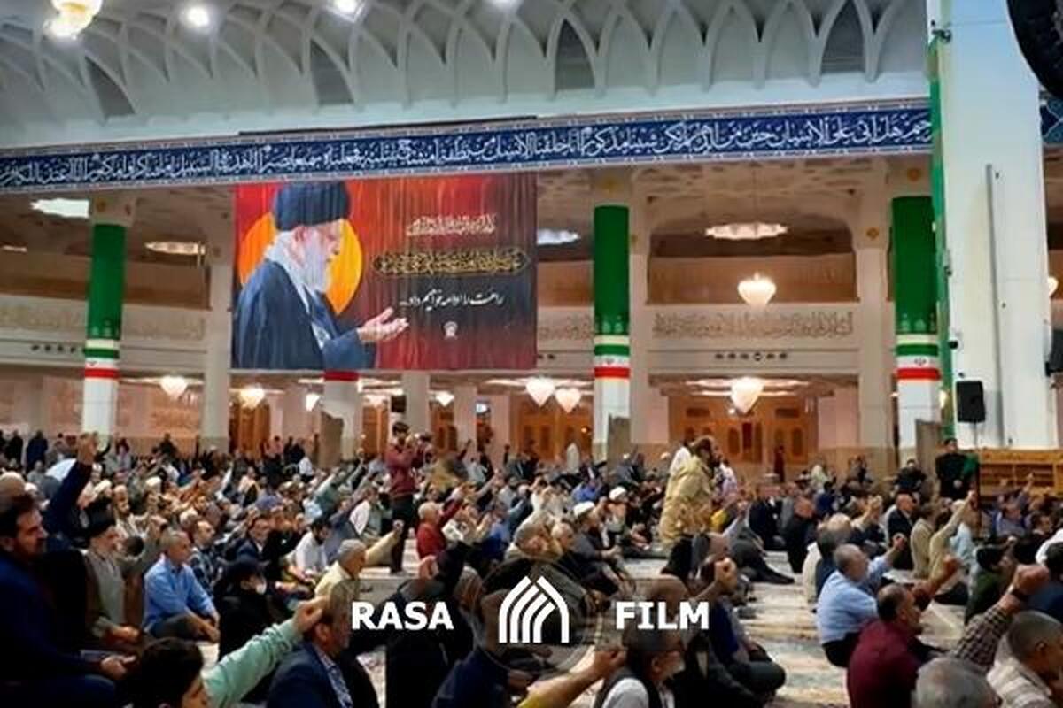 مراسم یادبود شهید لاریجانی در حرم حضرت معصومه