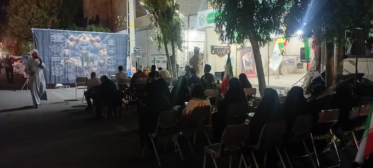 نمایشگاهی با موضوع «همانی وهابیت و داعش با صهیونیسم» در موکب سراج منیر